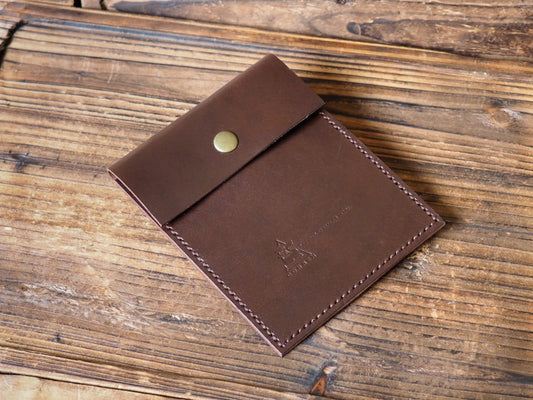 Leather Accessory Pouch #Black | Handmade Leather Goods | Personalized Gifts | ES Corner