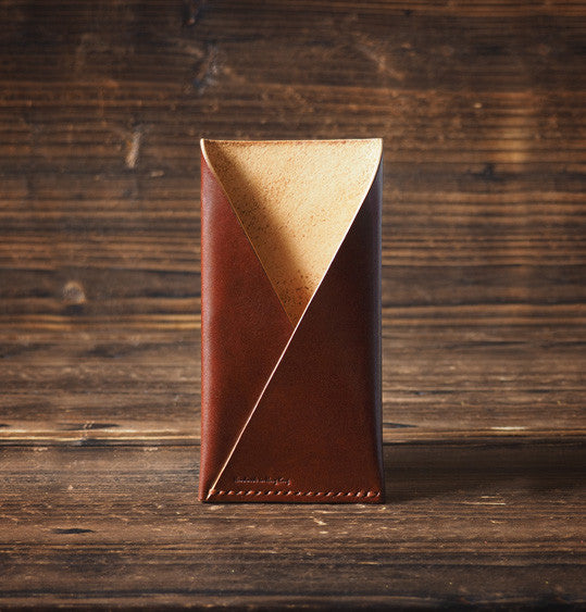ES Corner Handmade Leather iPhone Case Vegetable tanned Whiskey Brown for iPhone 6