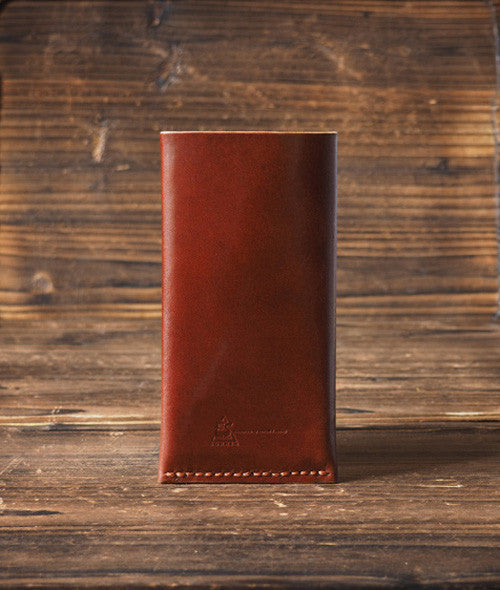 ES Corner Handmade Leather iPhone 6 Case Whiskey Brown Back